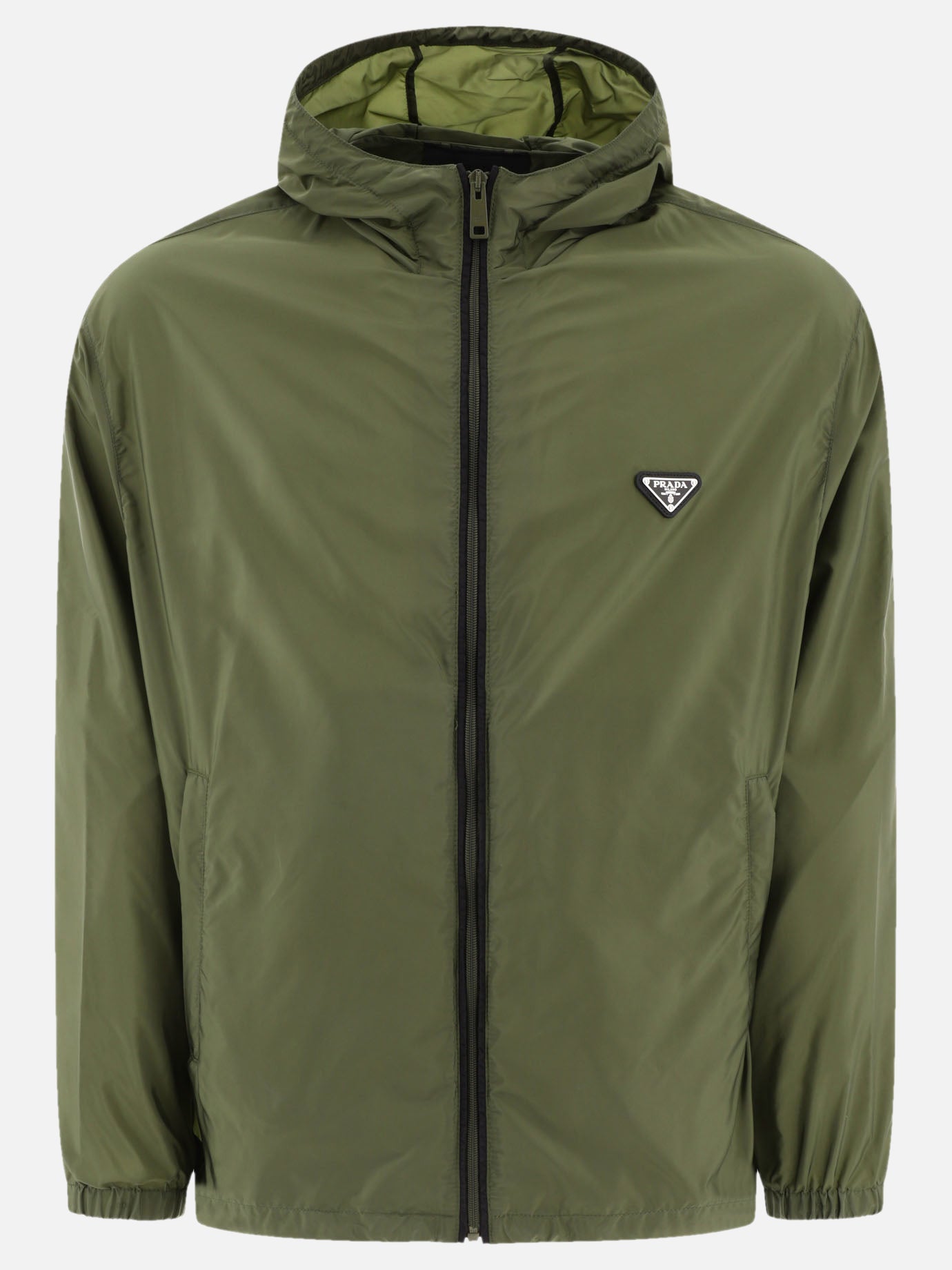 Windbreakers 100% polyamide  Green - Prada Men | PDP | VIETTI Online Store | thumbnail