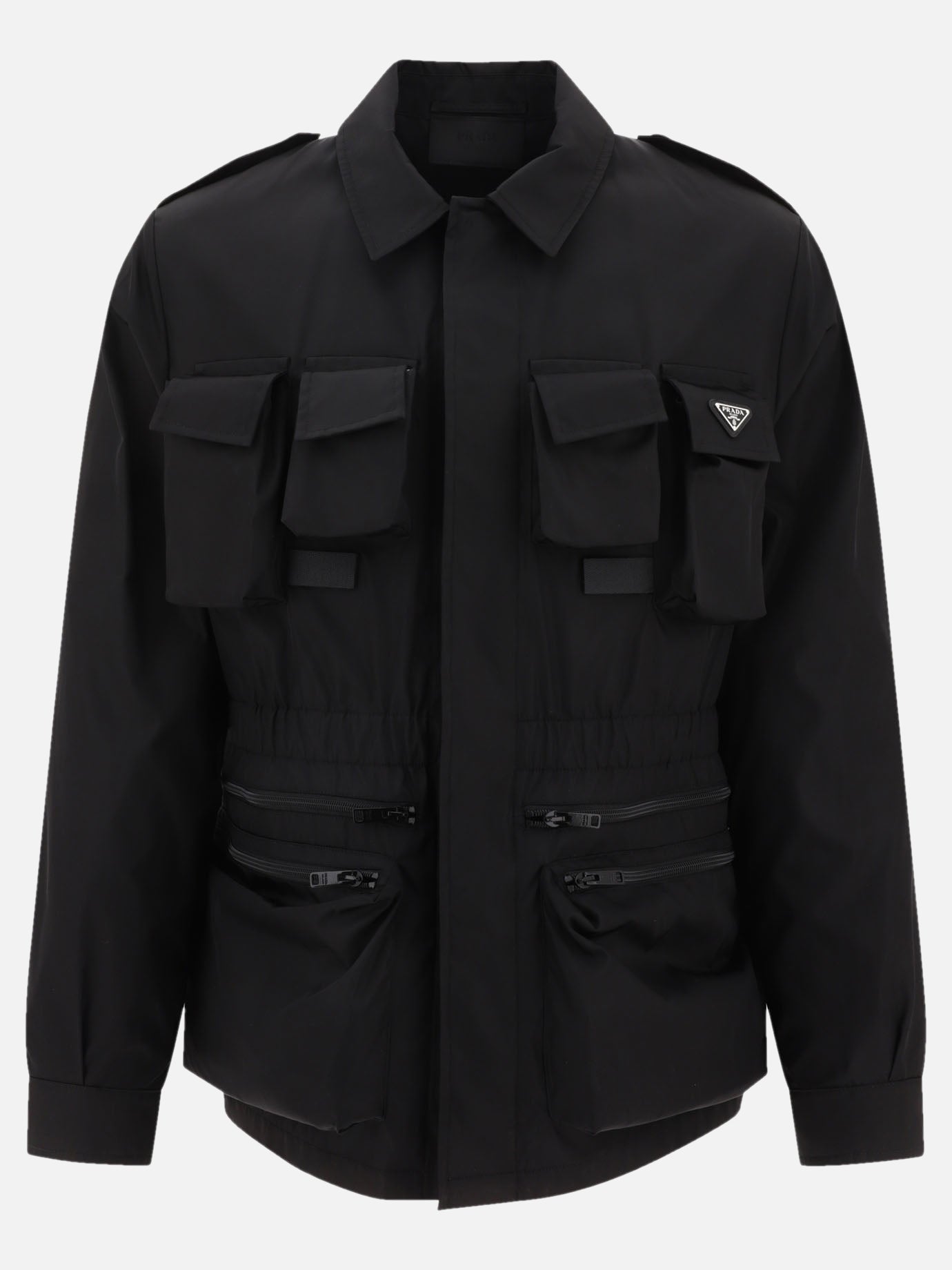 Quilted & Utility Jackets 100% polyamide  Black - Prada Men | PDP | VIETTI Online Store | Zoom-Modal
