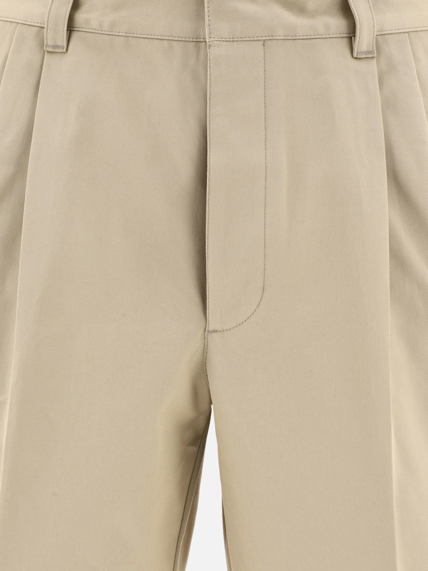 Formal shorts 100% cotton  Beige - Prada Men | PDP | VIETTI Online Store | Zoom-Modal_3
