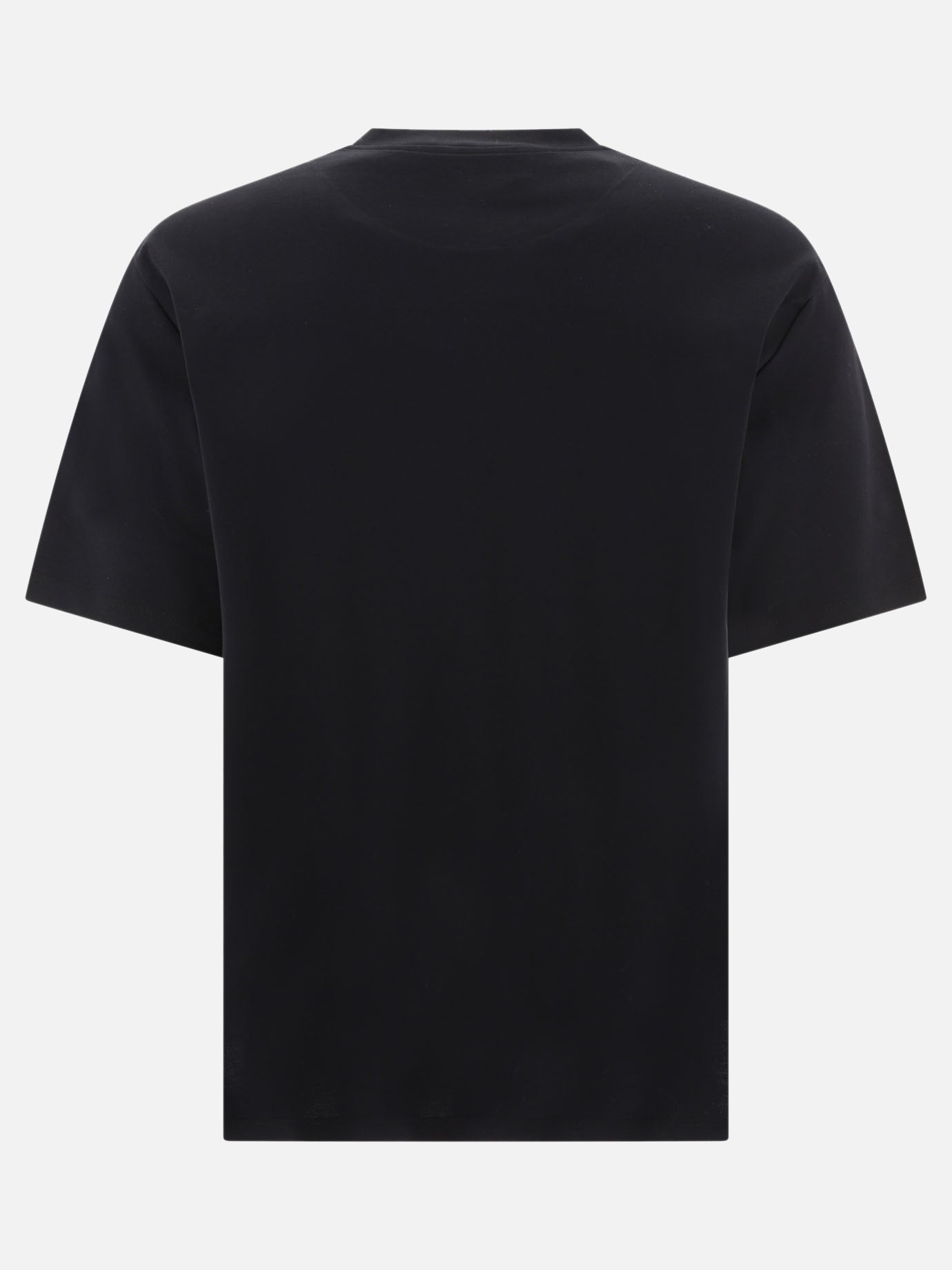 Crewneck t-shirts 100% cotton  Black - Prada Men | PDP | VIETTI Online Store | thumbnail_2