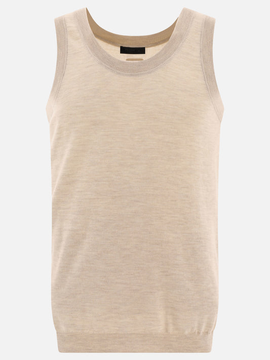 Cashmere tank top