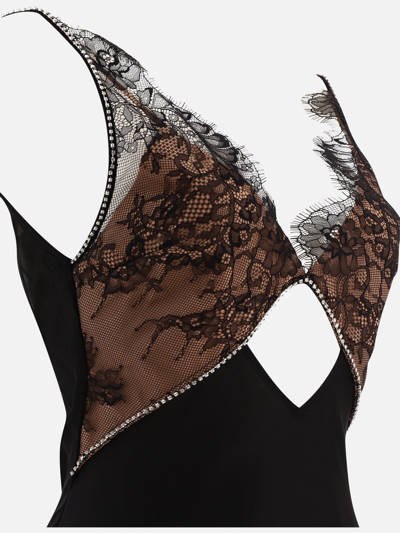 Long dresses 100% viscose  Black - Self-portrait Women | PDP | VIETTI Online Store | Zoom-Modal_4
