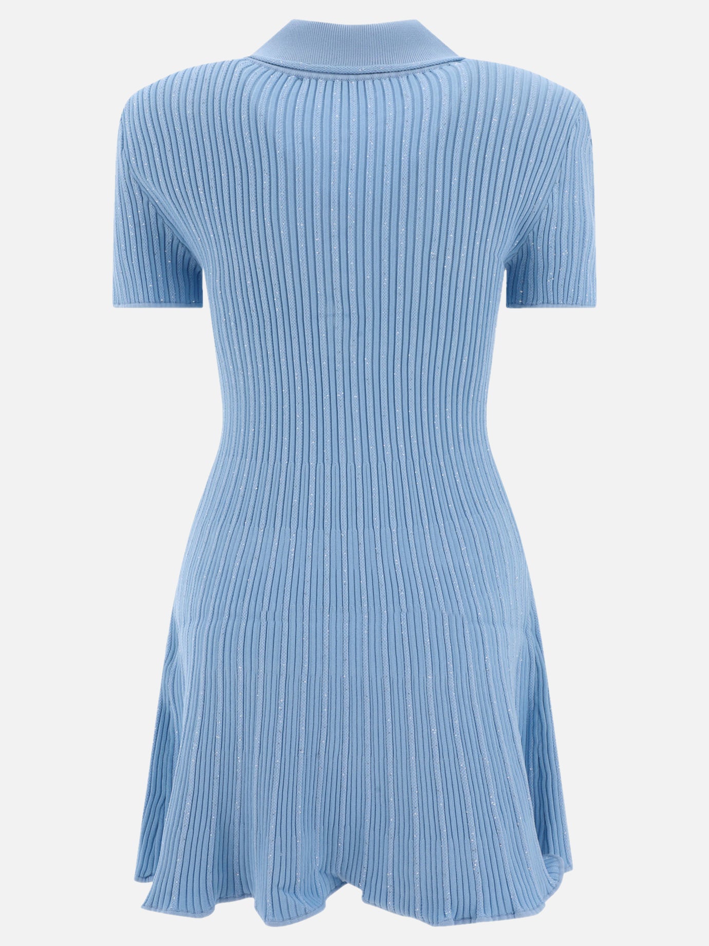 Mini dresses 58% viscose 41% polyamide 1% elastane  Light blue - Self-portrait Women | PDP | VIETTI Online Store | Zoom-Modal_2
