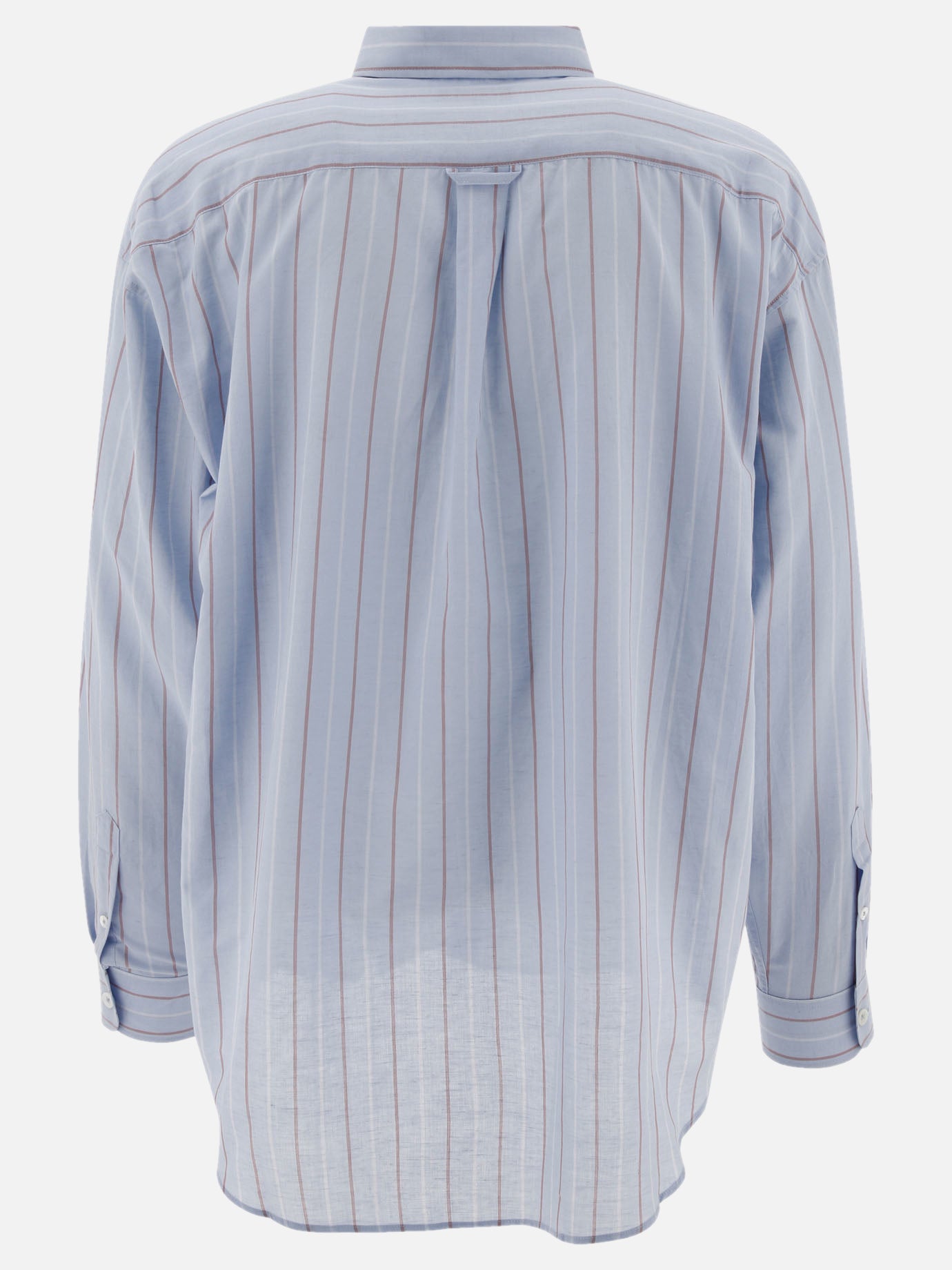 Stüssy Classic striped shirt Light blue