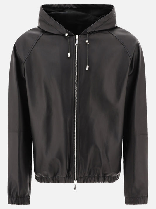 Tagliatore "Connor" leather jacket 10298795_48 Black 1