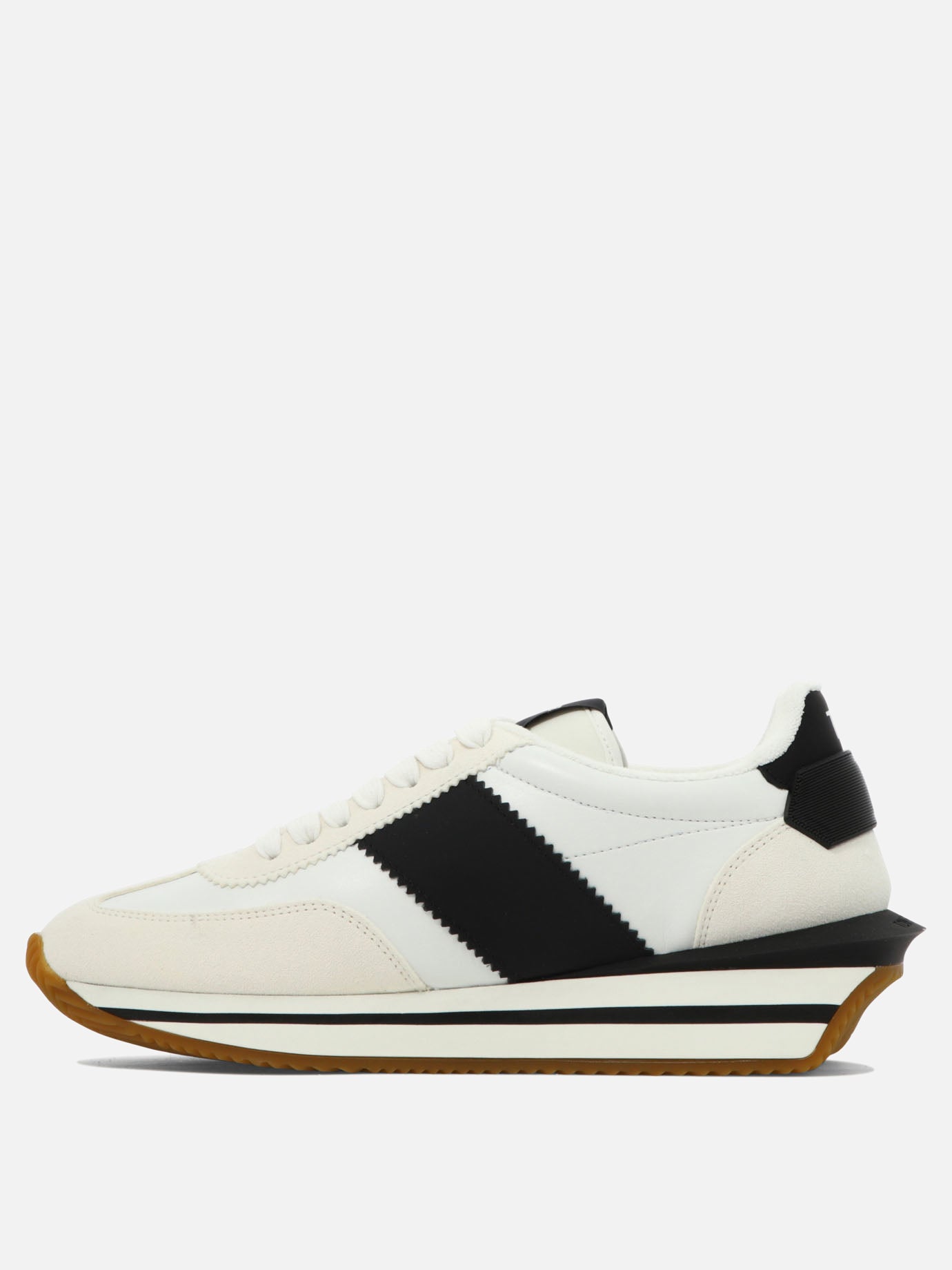 Low top sneakers 60% calf leather 40% polyamide - 100% rubber  White - Tom Ford Men | PDP | VIETTI Online Store | thumbnail_3