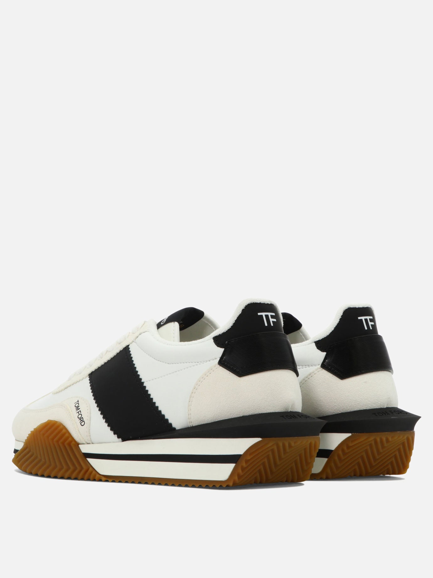 Low top sneakers 60% calf leather 40% polyamide - 100% rubber  White - Tom Ford Men | PDP | VIETTI Online Store | thumbnail_4
