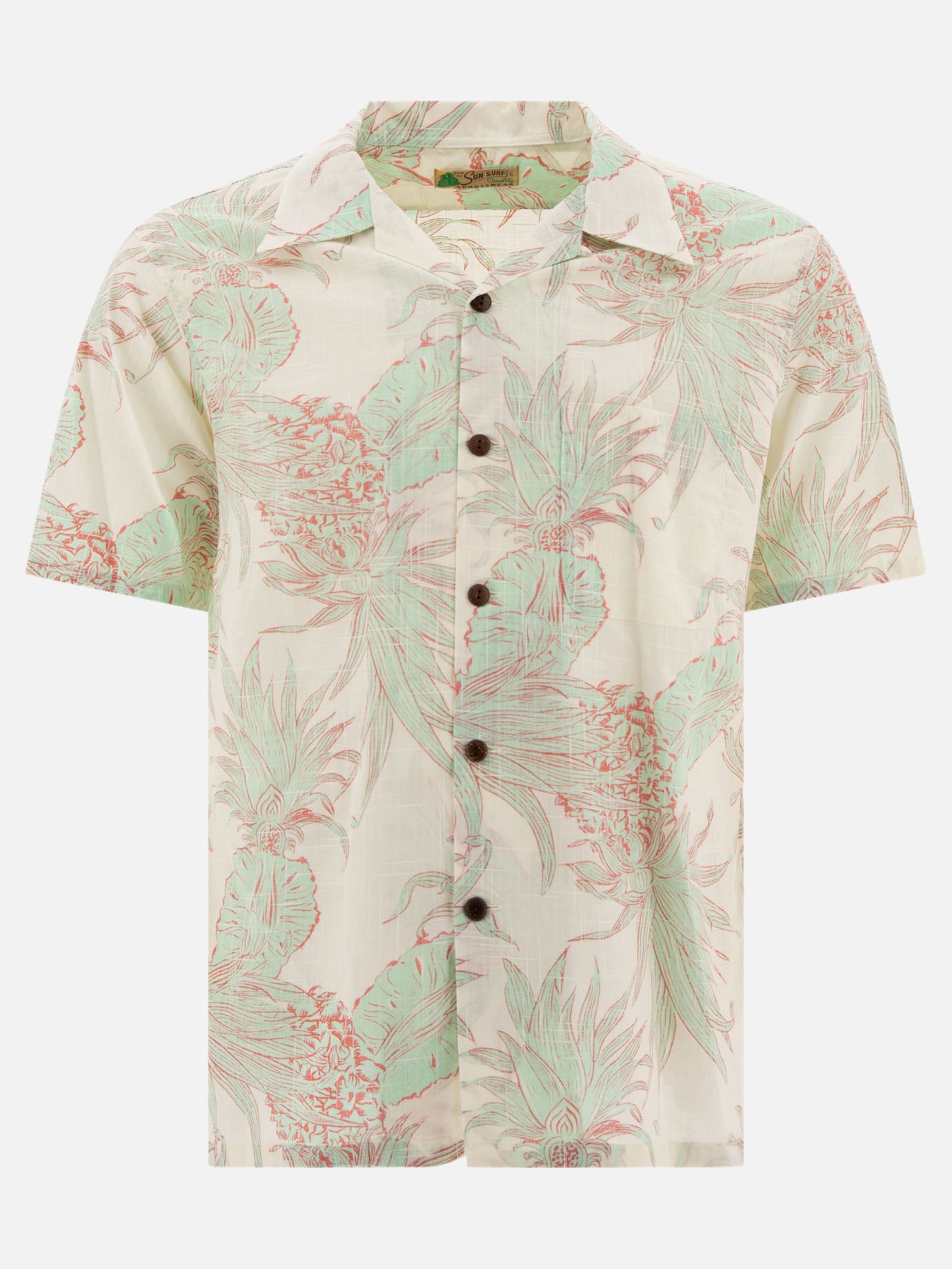 Sun Surf "Sun Surf Island Pineapple" shirt Beige