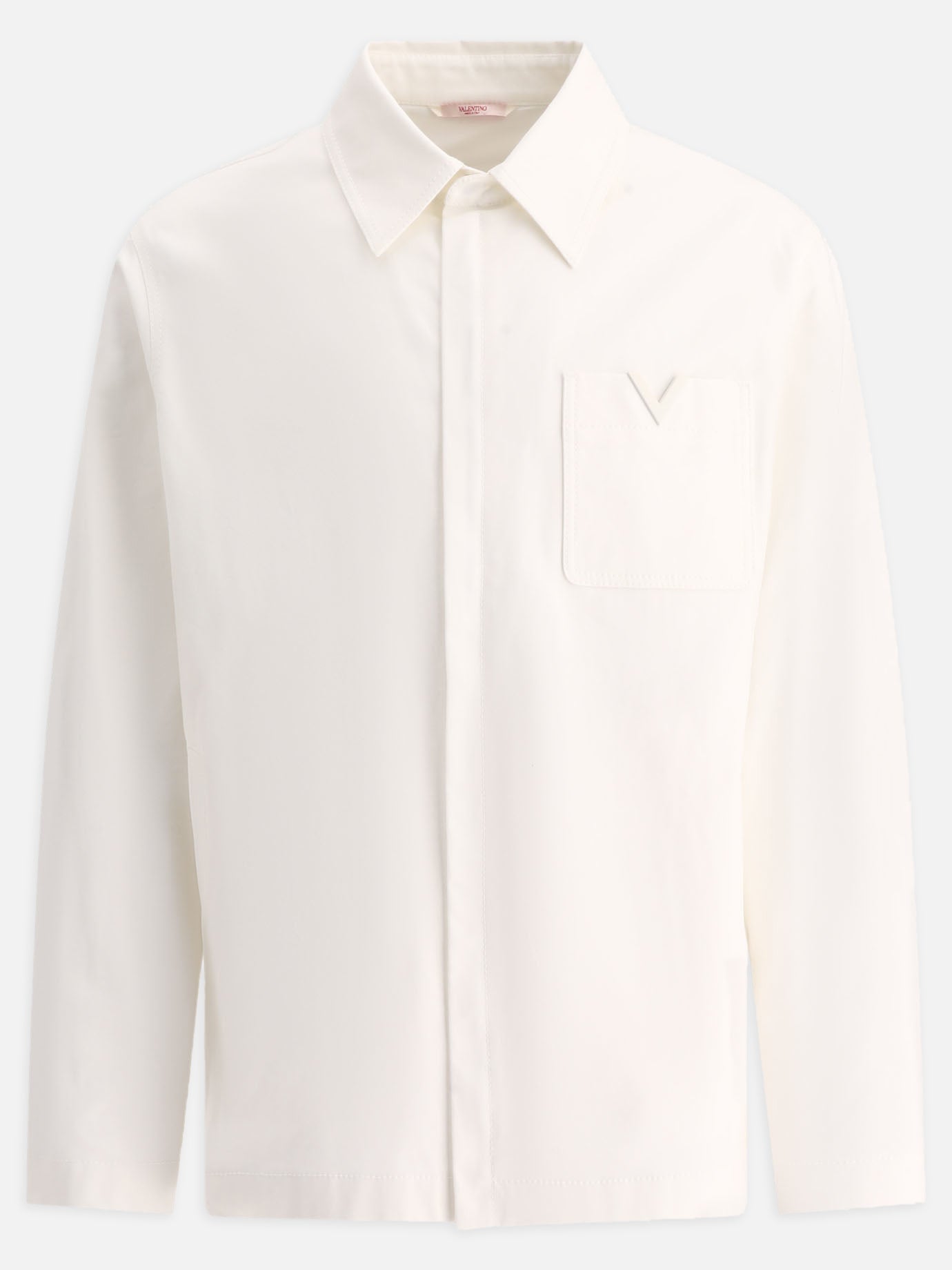 Overshirt jackets 100% cotton  White - Valentino Men | PDP | VIETTI Online Store | thumbnail