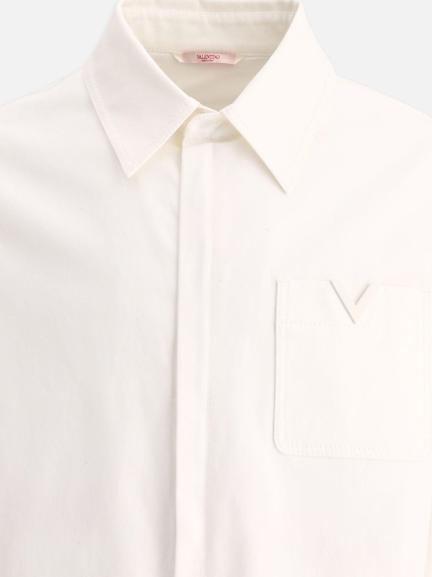 Overshirt jackets 100% cotton  White - Valentino Men | PDP | VIETTI Online Store | thumbnail_3
