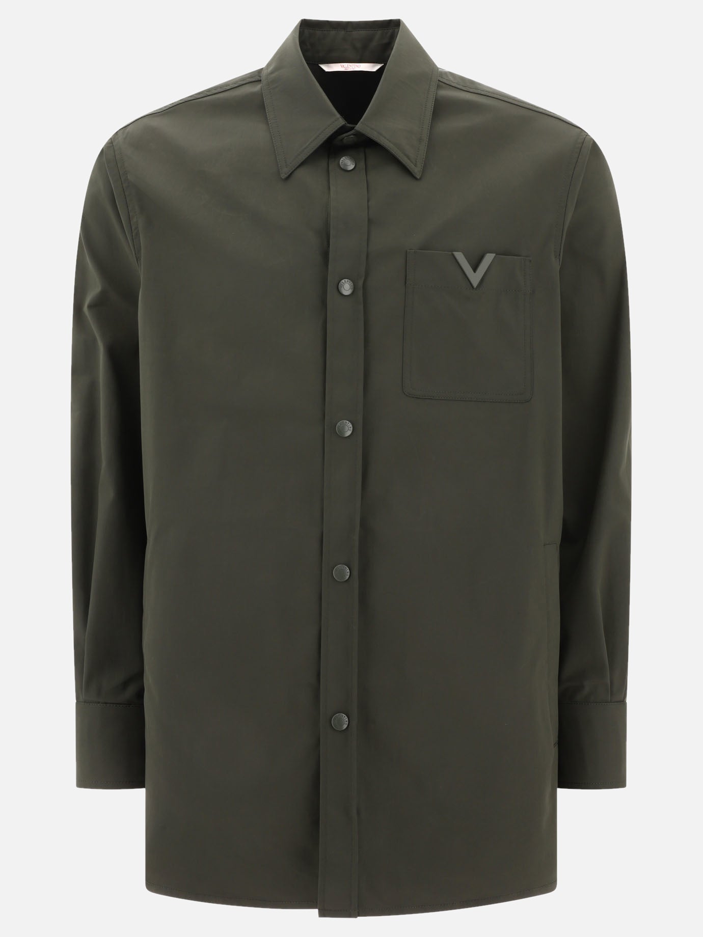 Overshirt jackets 4V3CIA9ACKV  Green - Valentino Men | PDP | VIETTI Online Store | thumbnail