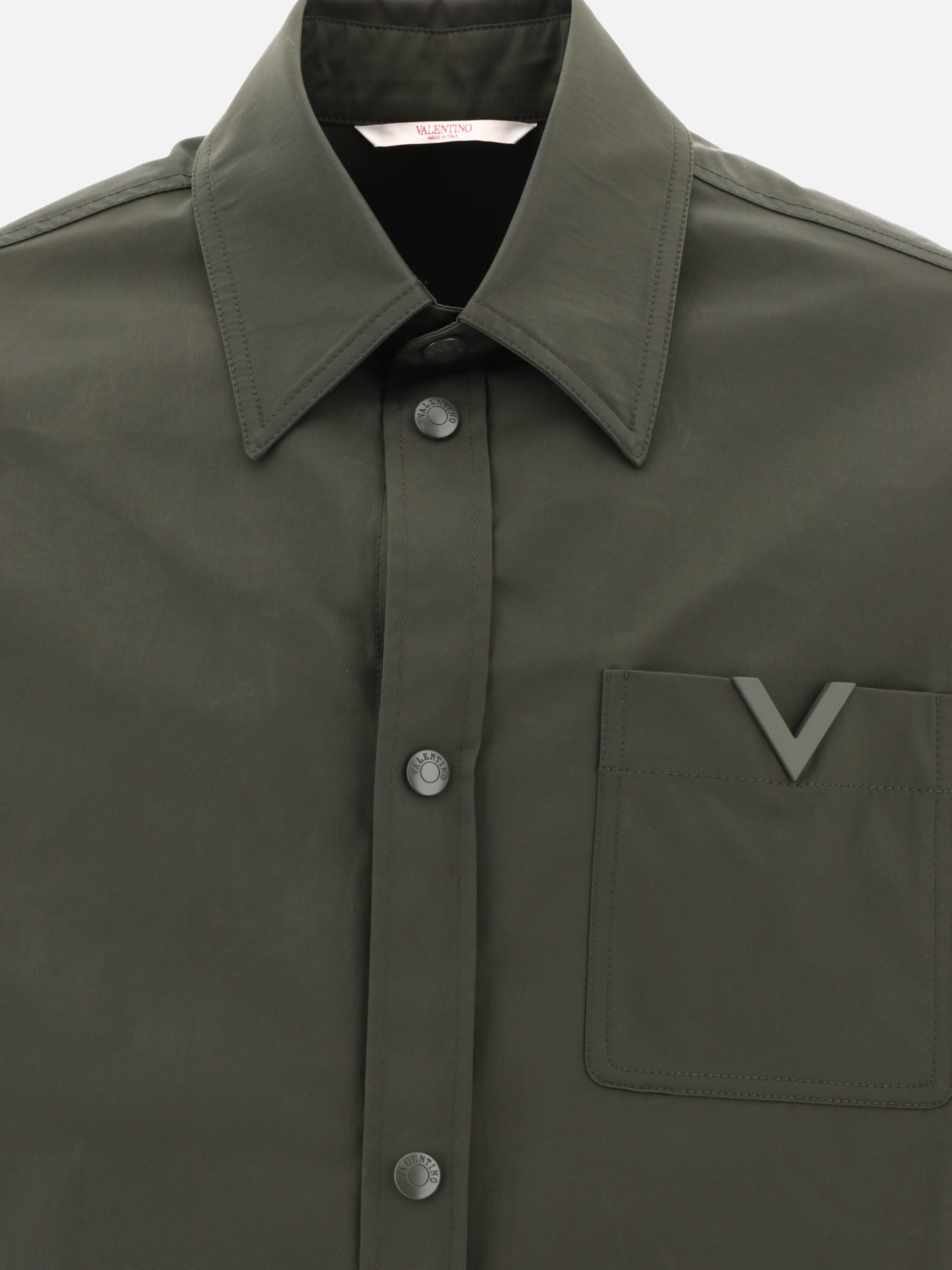 Overshirt jackets 4V3CIA9ACKV  Green - Valentino Men | PDP | VIETTI Online Store | thumbnail_3