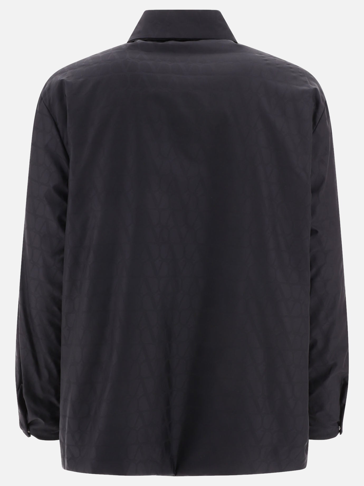 Overshirt jackets 100% polyamide - Padding: polyester  Black - Valentino Men | PDP | VIETTI Online Store | thumbnail_3