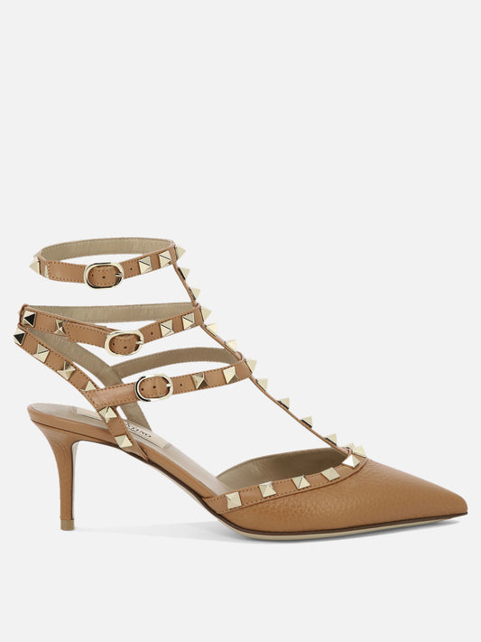 Pumps 100% leather - 100% leather  Brown - Valentino Garavani Women | PLP | VIETTI Online Store 
