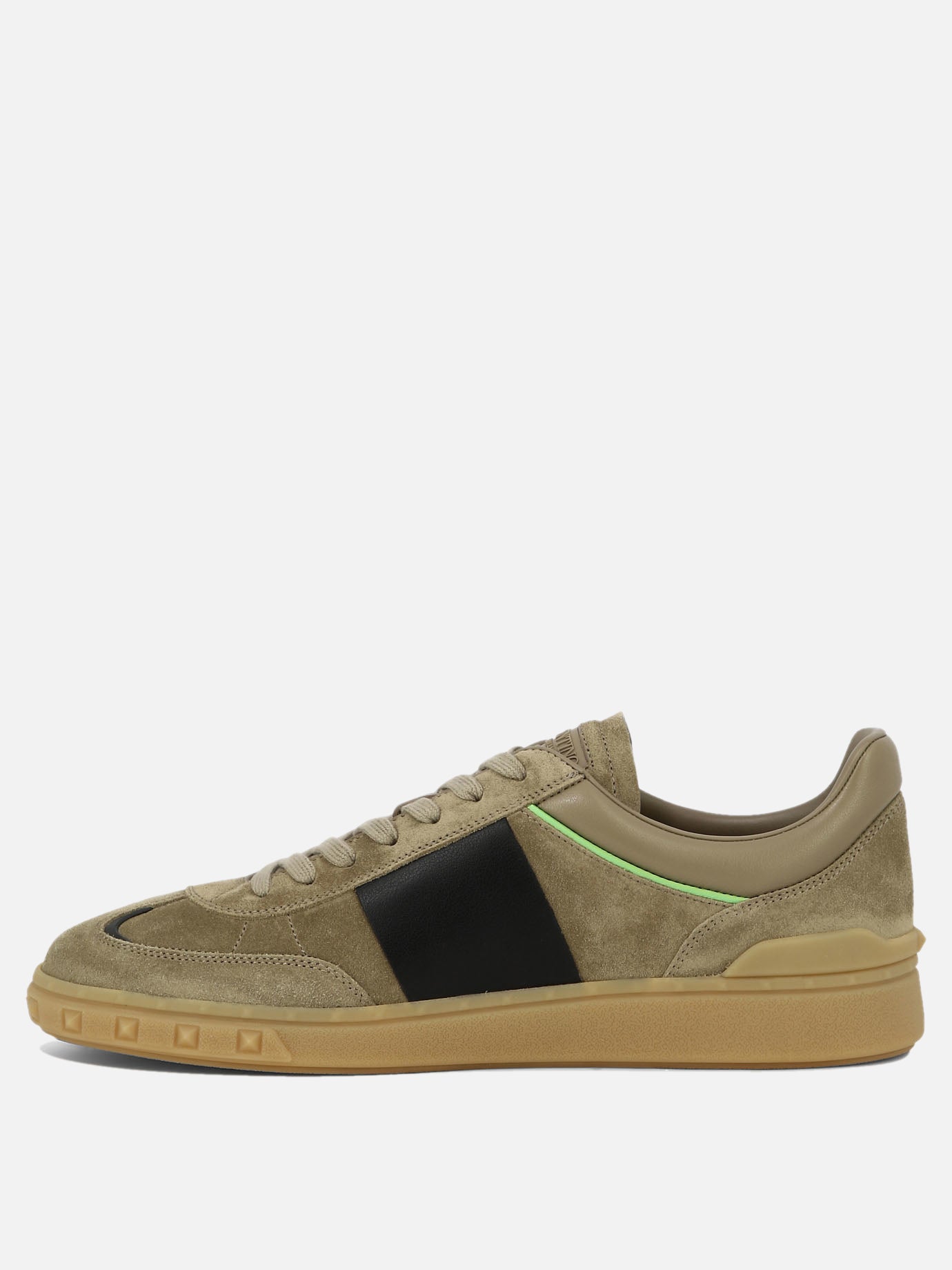 Low top sneakers 100% suede - 100% rubber  Beige - Valentino Garavani Men | PDP | VIETTI Online Store | thumbnail_3