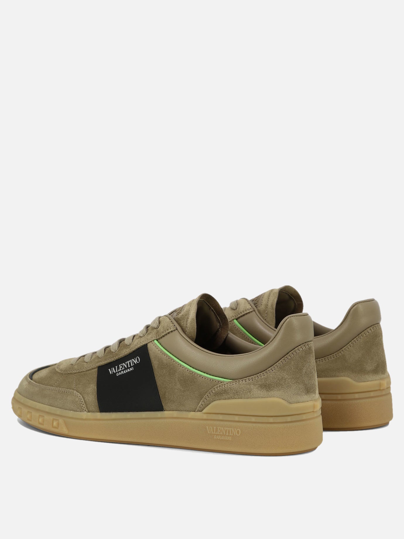 Low top sneakers 100% suede - 100% rubber  Beige - Valentino Garavani Men | PDP | VIETTI Online Store | thumbnail_4