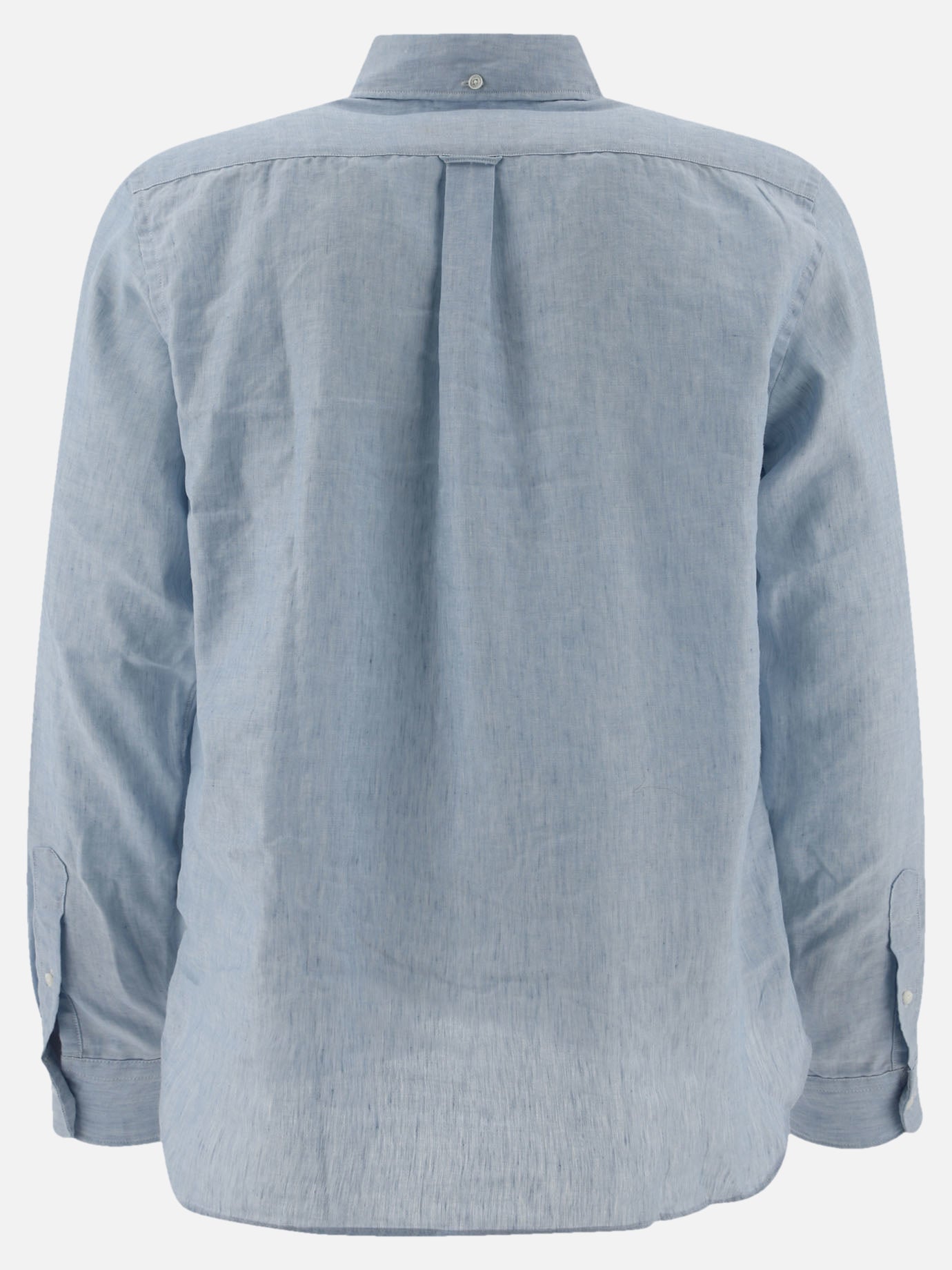 Linen shirt with chest pocket