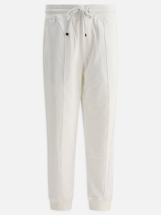 Joggers with Crête detail and elasticated cuffs