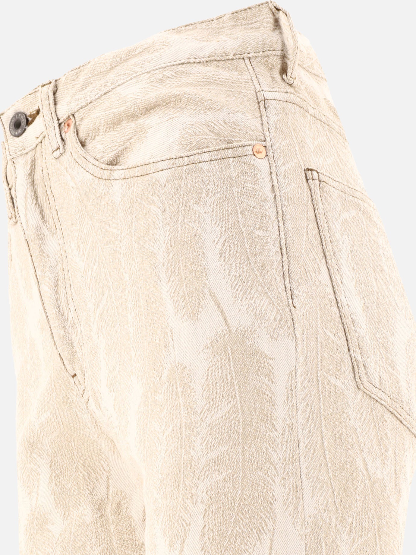 KAPITAL "Magpie" jeans Beige