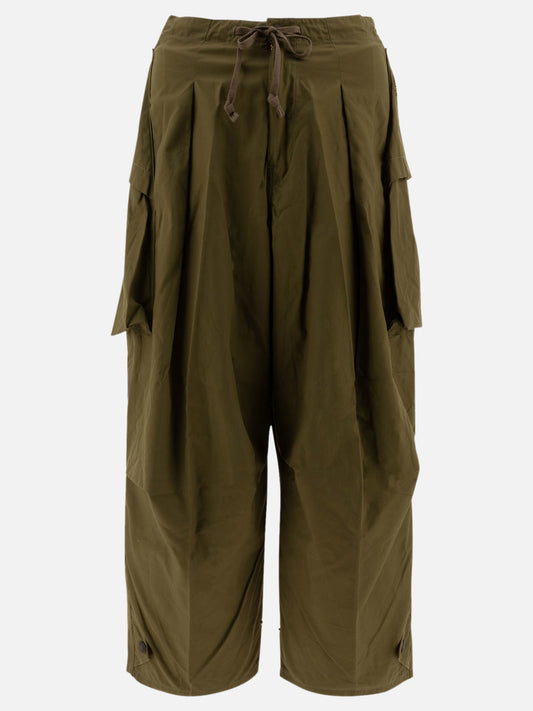 "Combed Gabergine AOZAI" cargo trousers