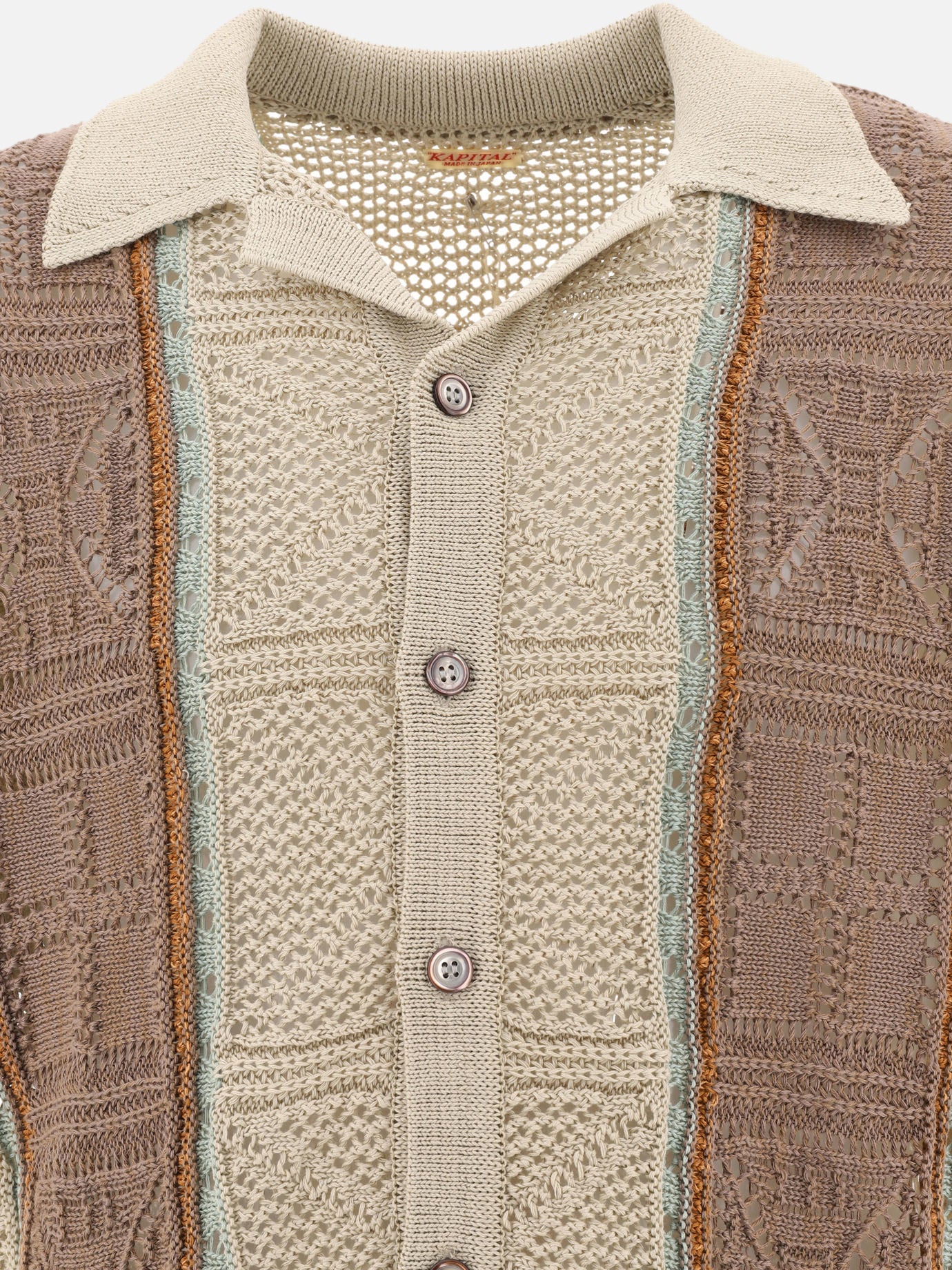 "7G Crochet Knit Tennessee Aloha Polo" shirt