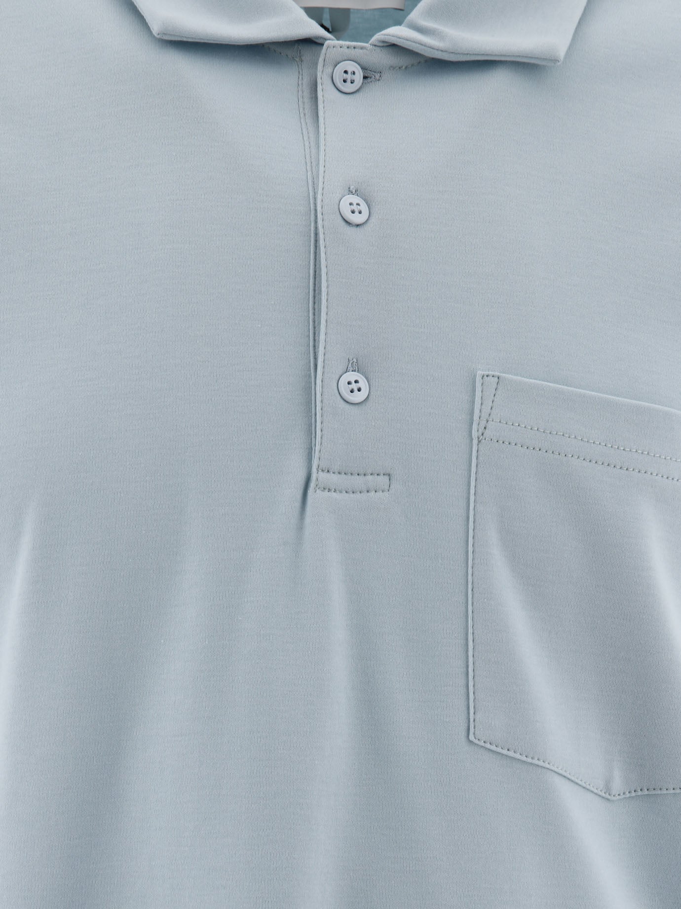 Polo shirt with chest pocket