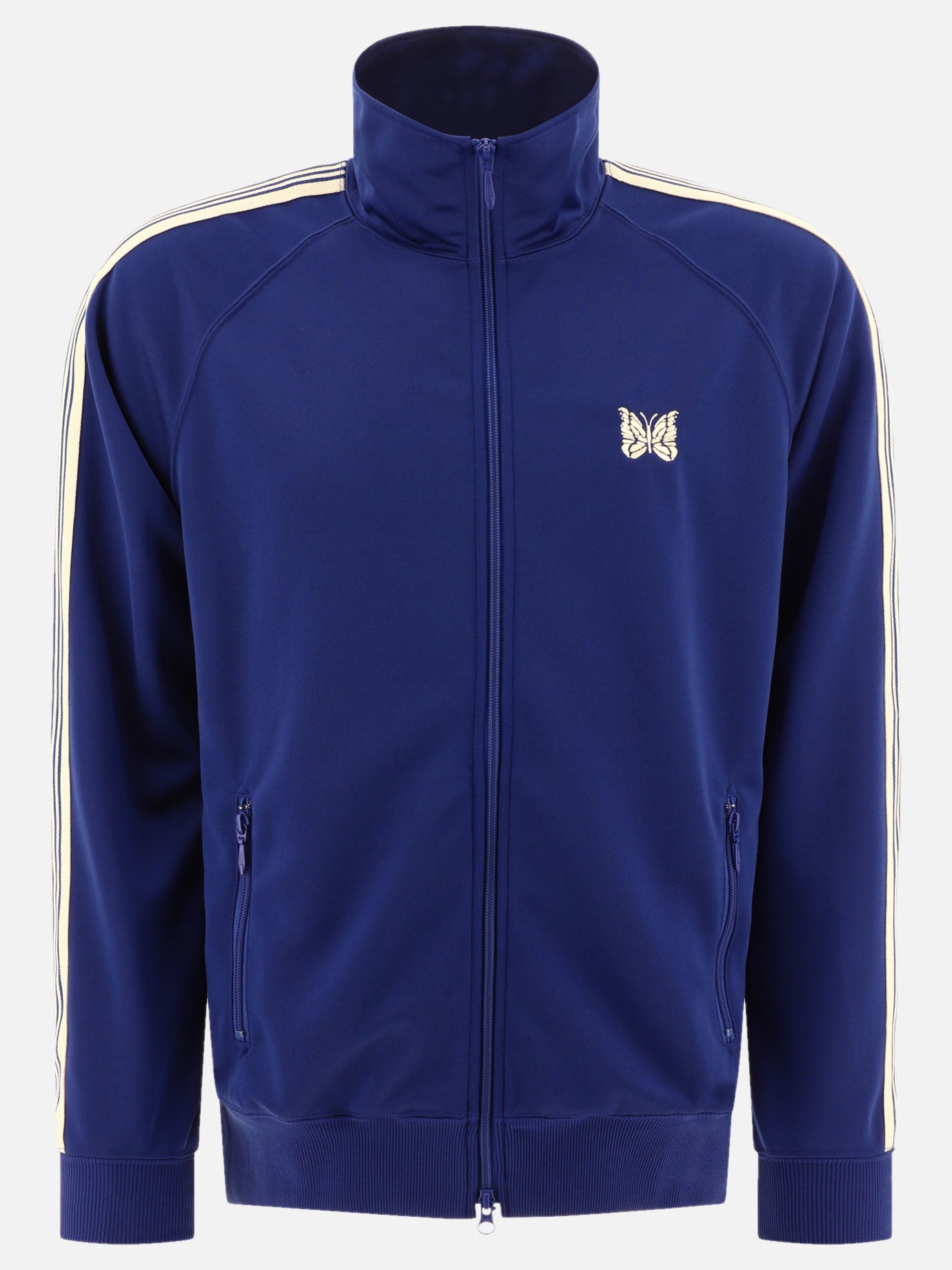 "Track" zippered sweatshirt