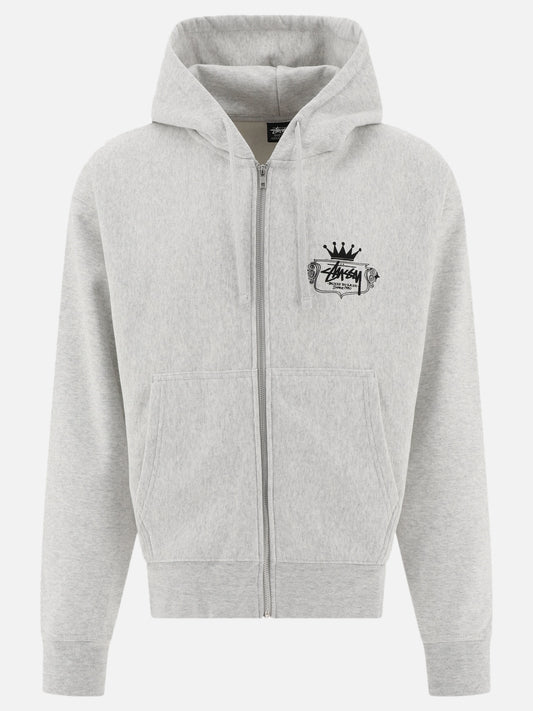 "Built to last" zippered hoodie