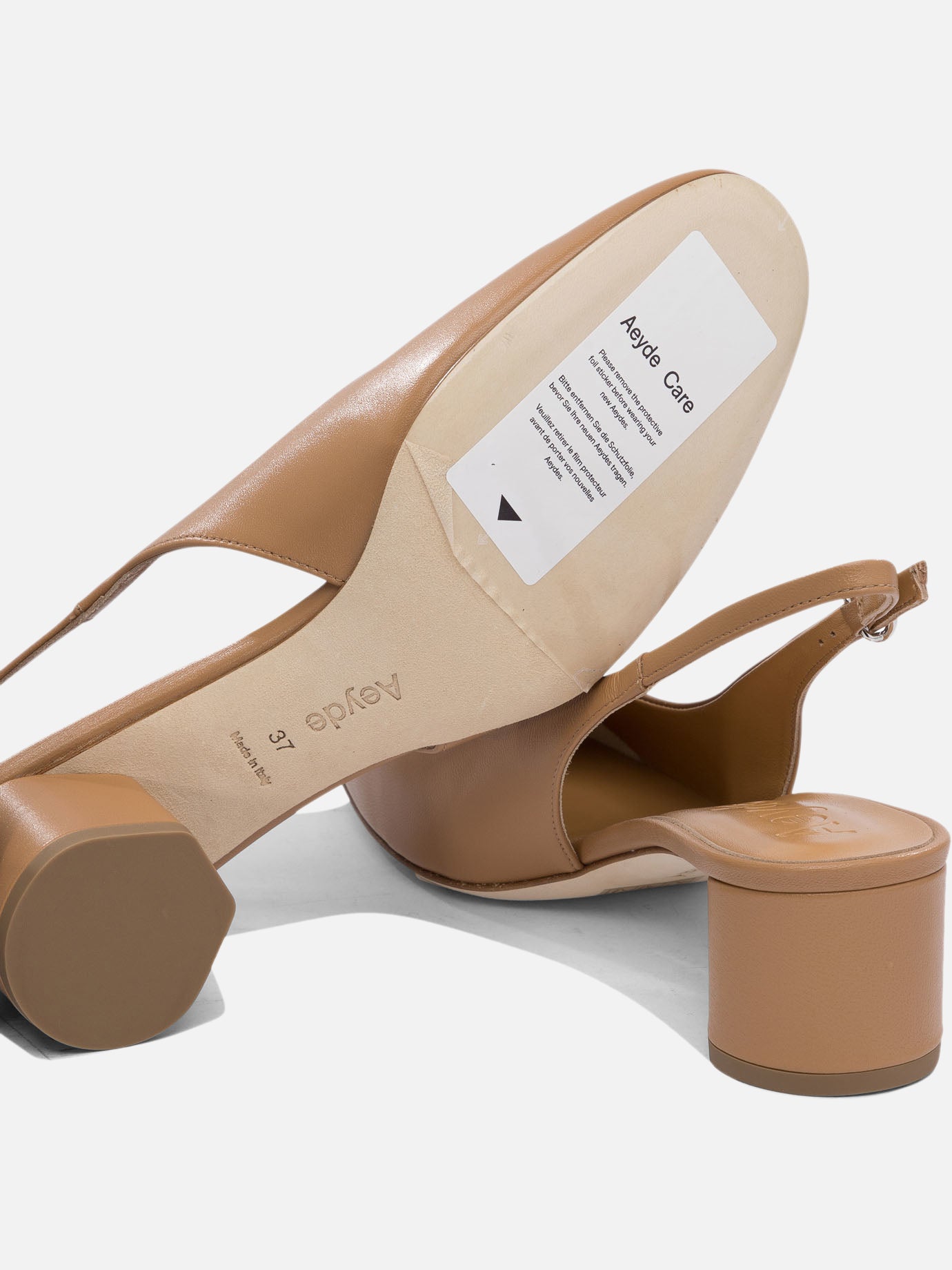 Slingbacks 100% nappa leather - 100% cow leather  Beige - Aeyde Women | PDP | VIETTI Online Store | thumbnail_5