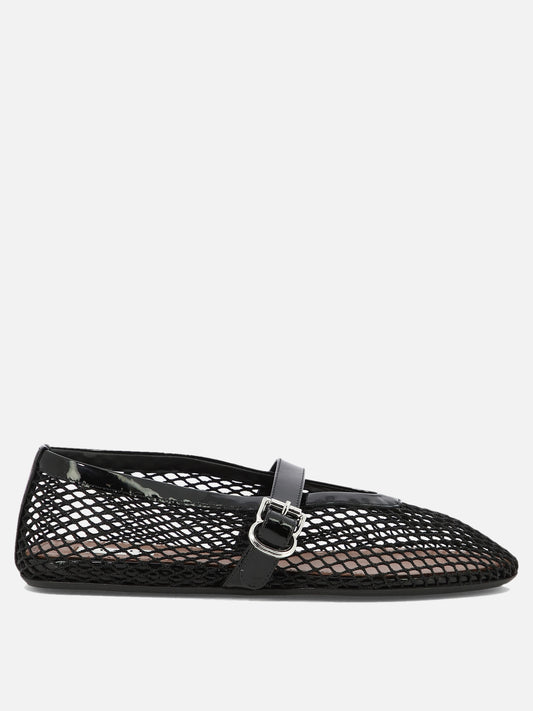 Alaïa Mesh ballet flats 10066268_37 Black 1