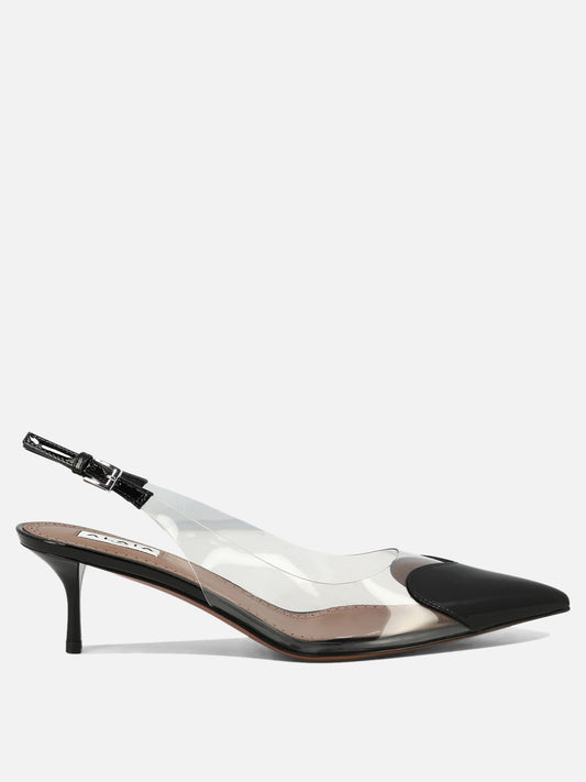 Alaïa "Cœur" 55mm slingbacks 11351026_38 Black 1