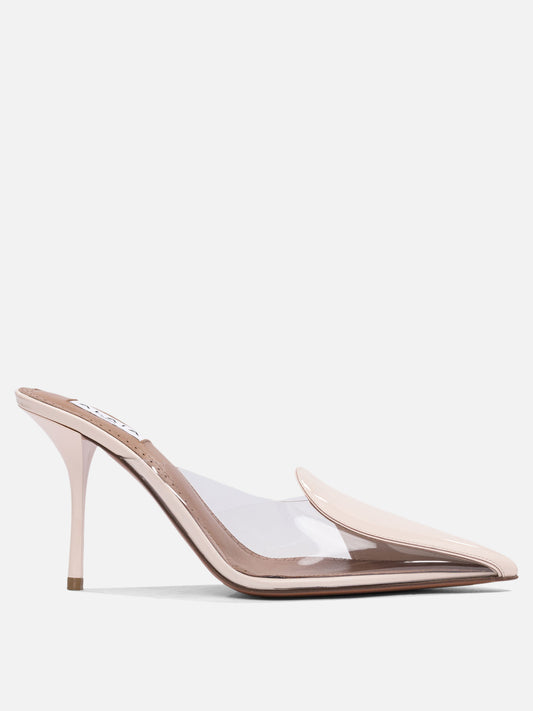 Alaïa "Cœur Abstrait" 90 mm mules 17199606_36 Pink 1