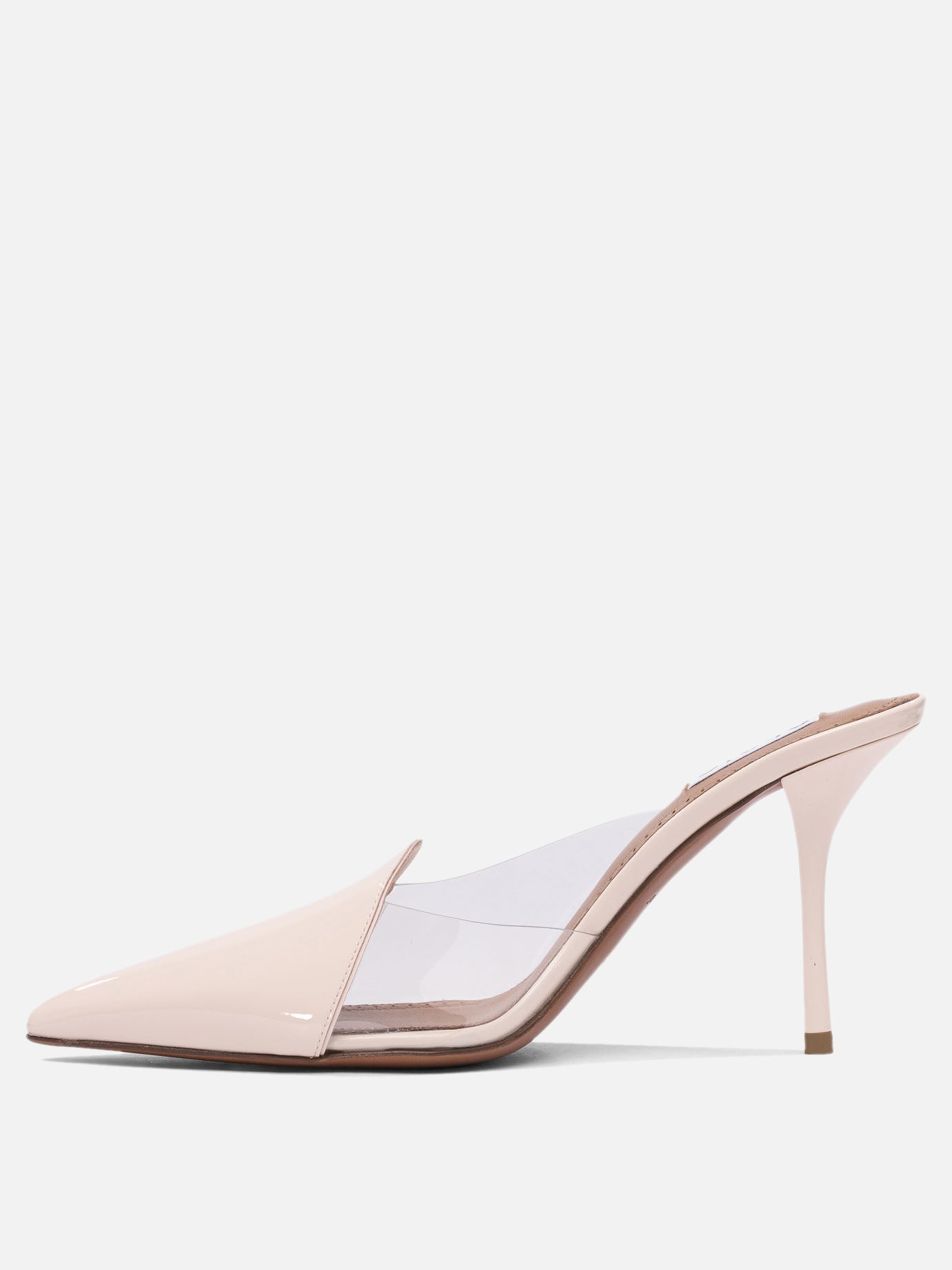 Alaïa &quot;Cœur Abstrait&quot; 90 mm mules 17199606_36 Pink thumbnail_3