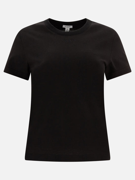 Alaïa Cotton t-shirt 17905835_38 Black 1
