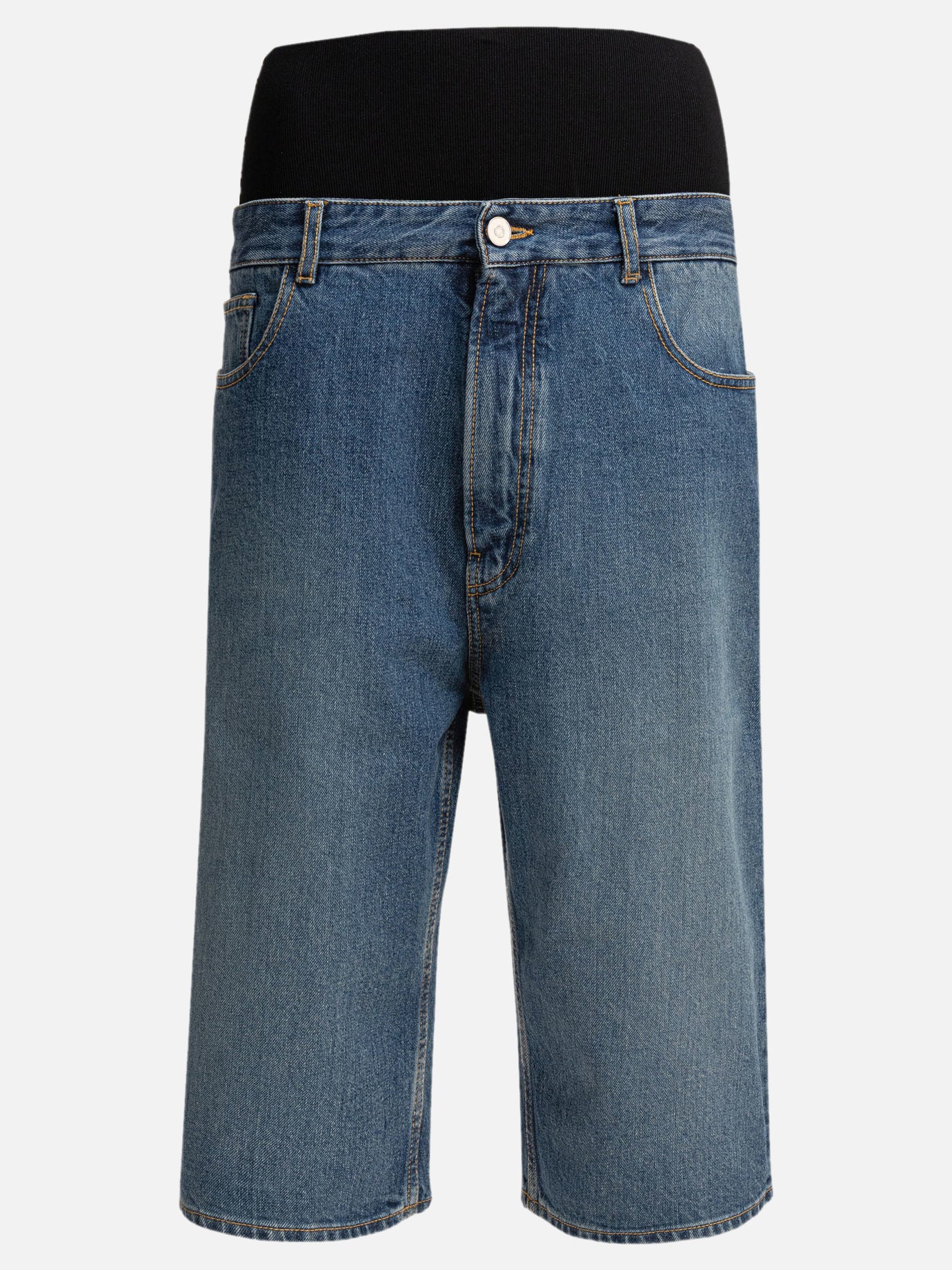 Five pockets shorts Denim  Blue - Alaïa Women | PDP | VIETTI Online Store | thumbnail