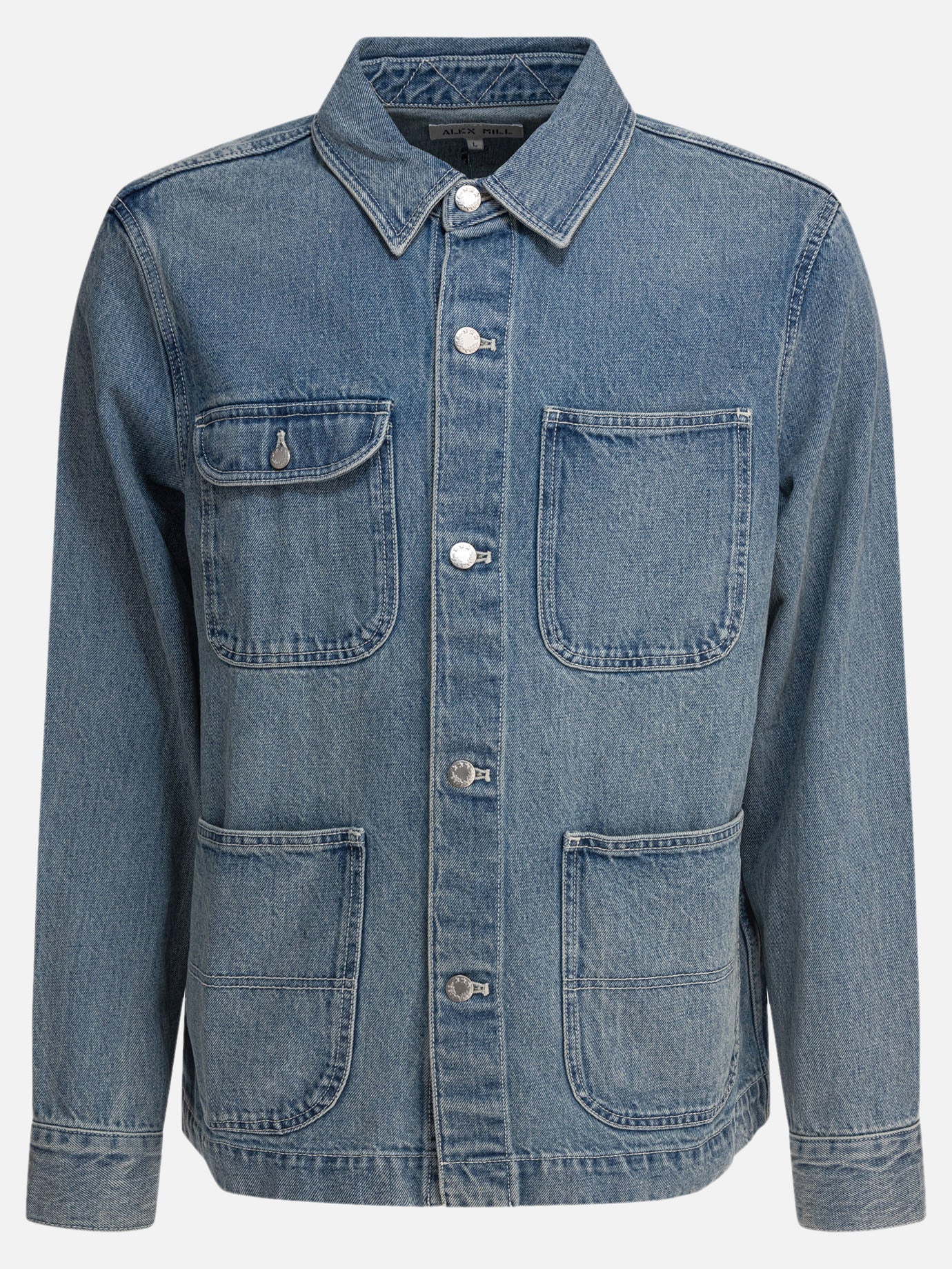 Denim jackets Denim  Light blue - Alex Mill Men | PDP | VIETTI Online Store | thumbnail