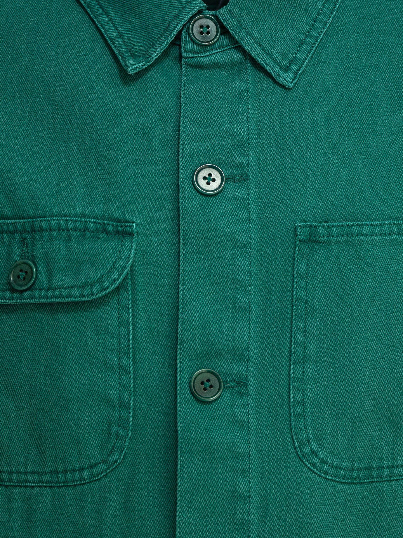 Overshirt jackets Solid colour  Green - Alex Mill Men | PDP | VIETTI Online Store | thumbnail_3