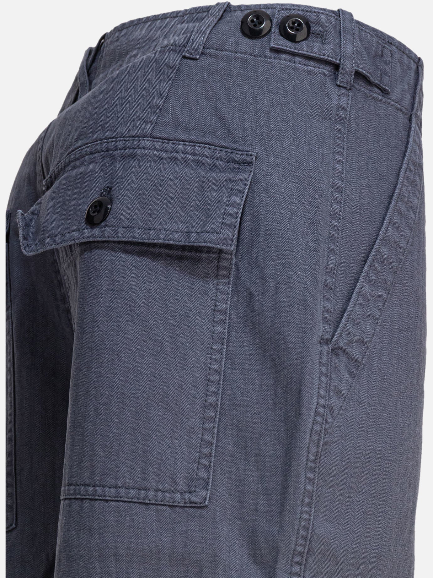 Leisure trousers Solid colour  Blue - Alex Mill Men | PDP | VIETTI Online Store | thumbnail_4