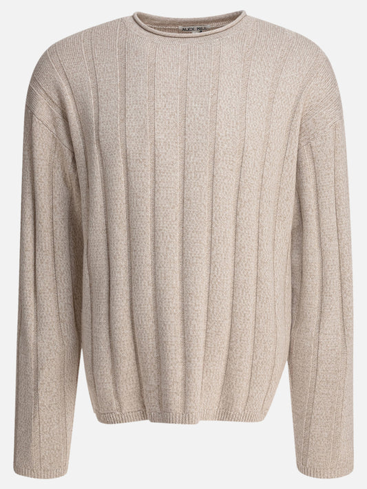 Crewneck sweaters Solid colour  Beige - Alex Mill Men | PLP | VIETTI Online Store 
