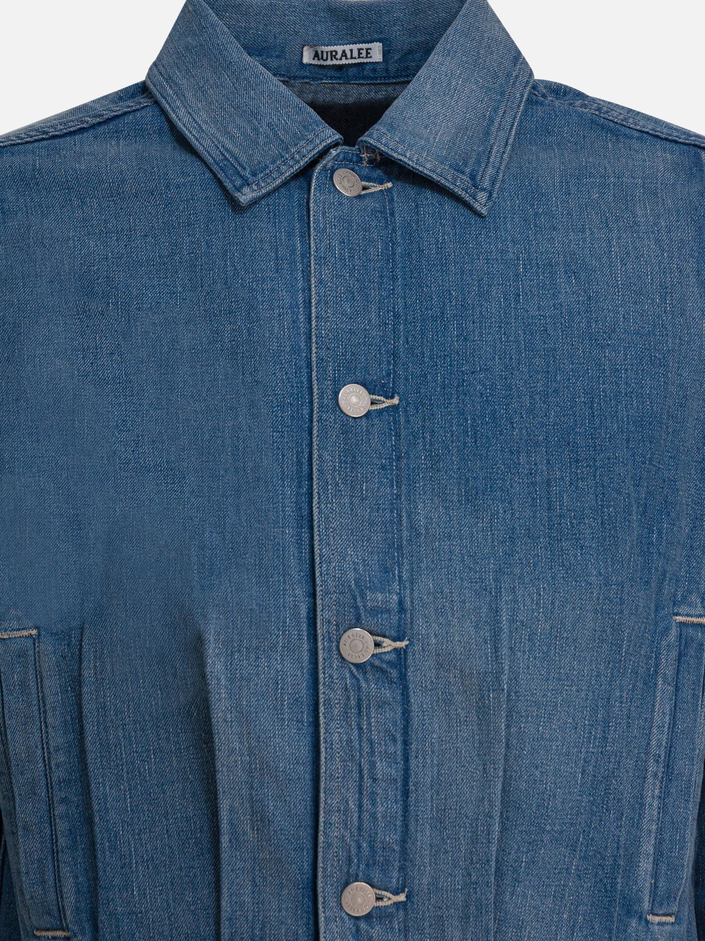 Quilted & Utility Jackets Solid colour  Light blue - Auralee Men | PDP | VIETTI Online Store | Zoom-Modal_3
