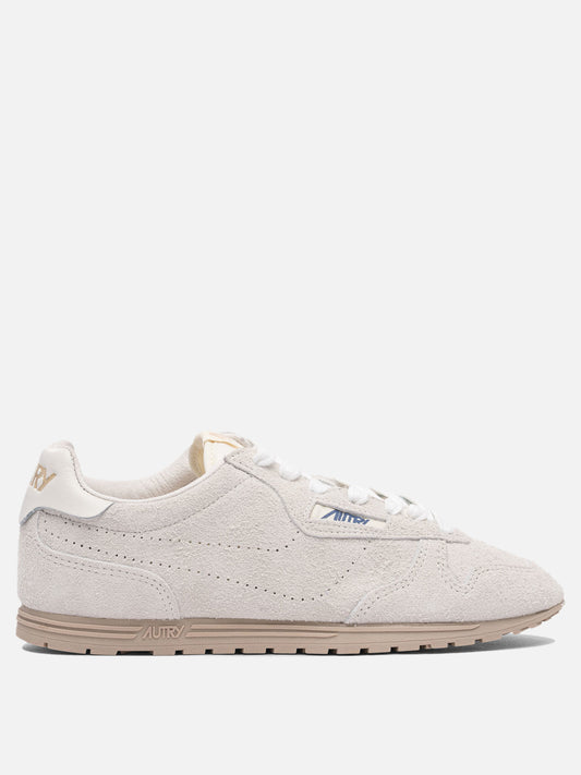 Low top sneakers 89% polyurethane leather 10% nylon 1% leather  White - Autry Women | PDP | VIETTI Online Store 
