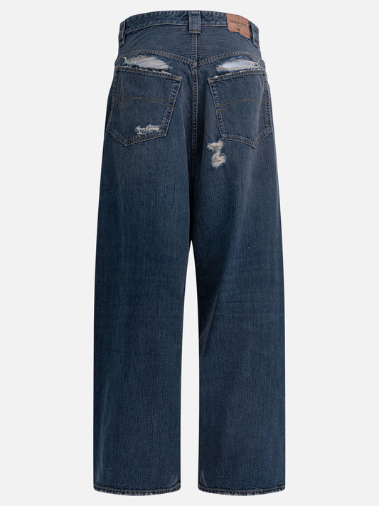 Wide-leg jeans Denim  Blue - Balenciaga Men | PDP | VIETTI Online Store | 2
