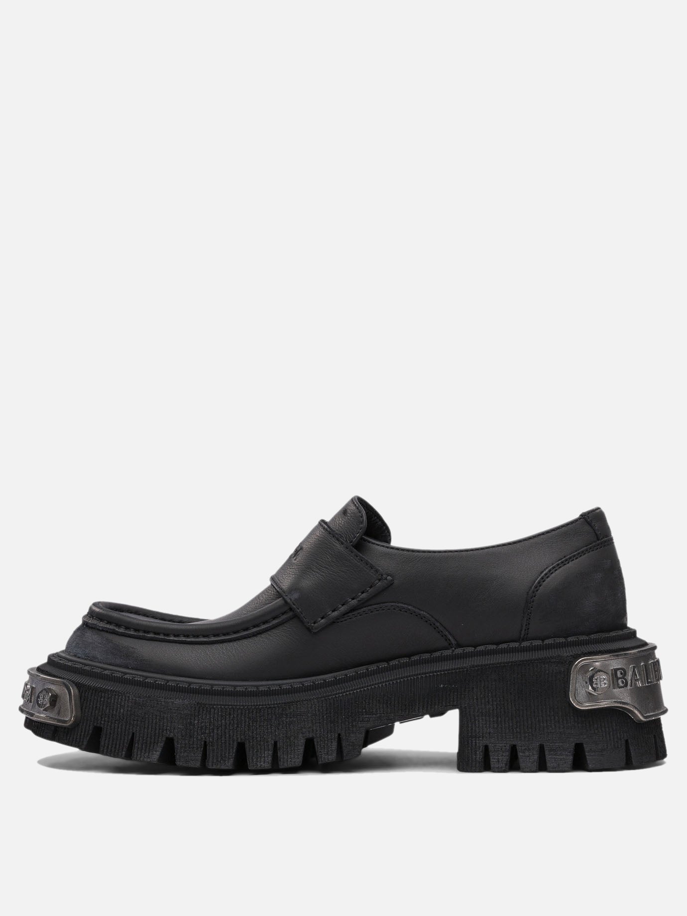 Loafers 100% calf leather - 100% rubber  Black - Balenciaga Women | PDP | VIETTI Online Store | thumbnail_3