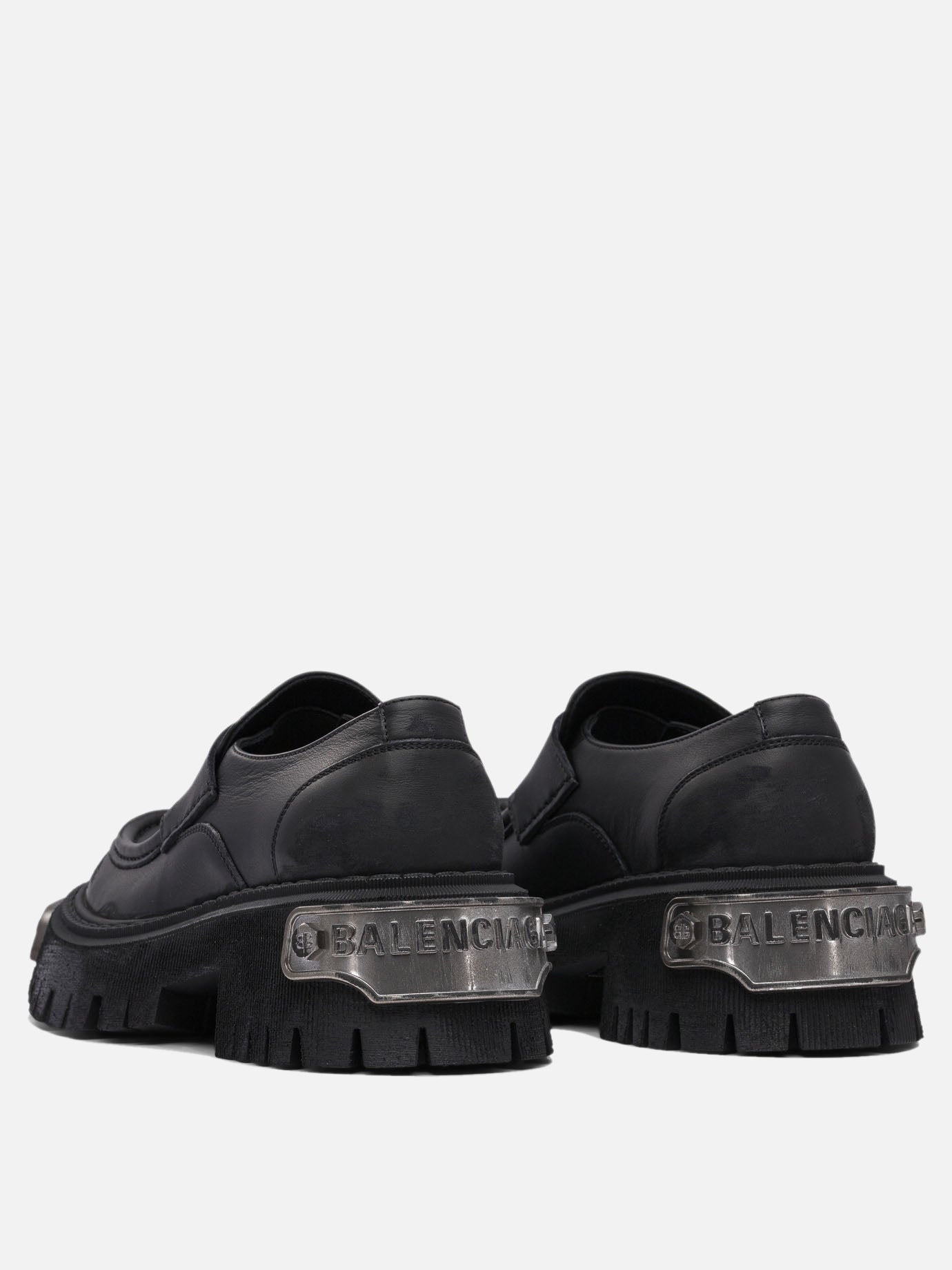 Loafers 100% calf leather - 100% rubber  Black - Balenciaga Women | PDP | VIETTI Online Store | Zoom-Modal_4
