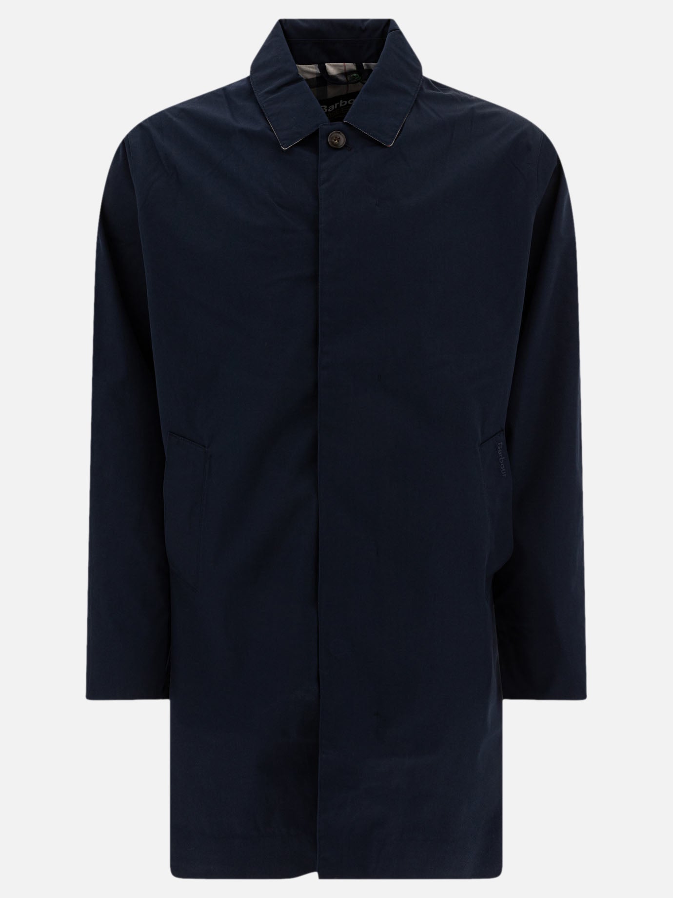 Raincoats & Trench coats Solid colour  Blue - Barbour Men | PDP | VIETTI Online Store | Zoom-Modal
