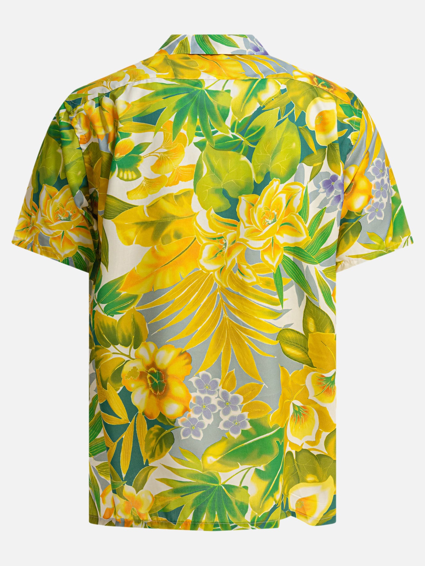 Beams Plus Shirt &quot;Tropical&quot; 19460956_S Yellow thumbnail_2