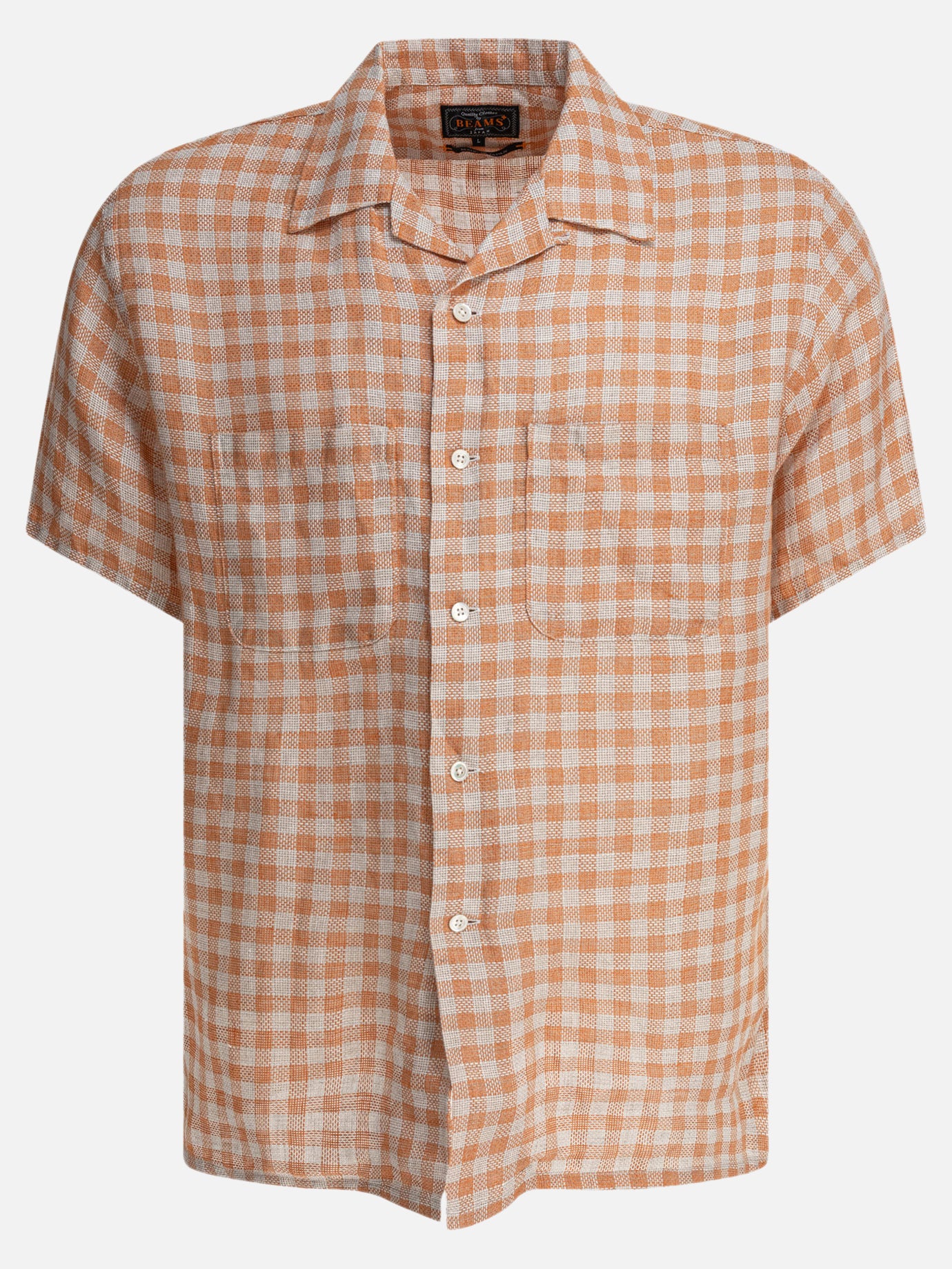 Beams Plus "Panama" Shirt Orange
