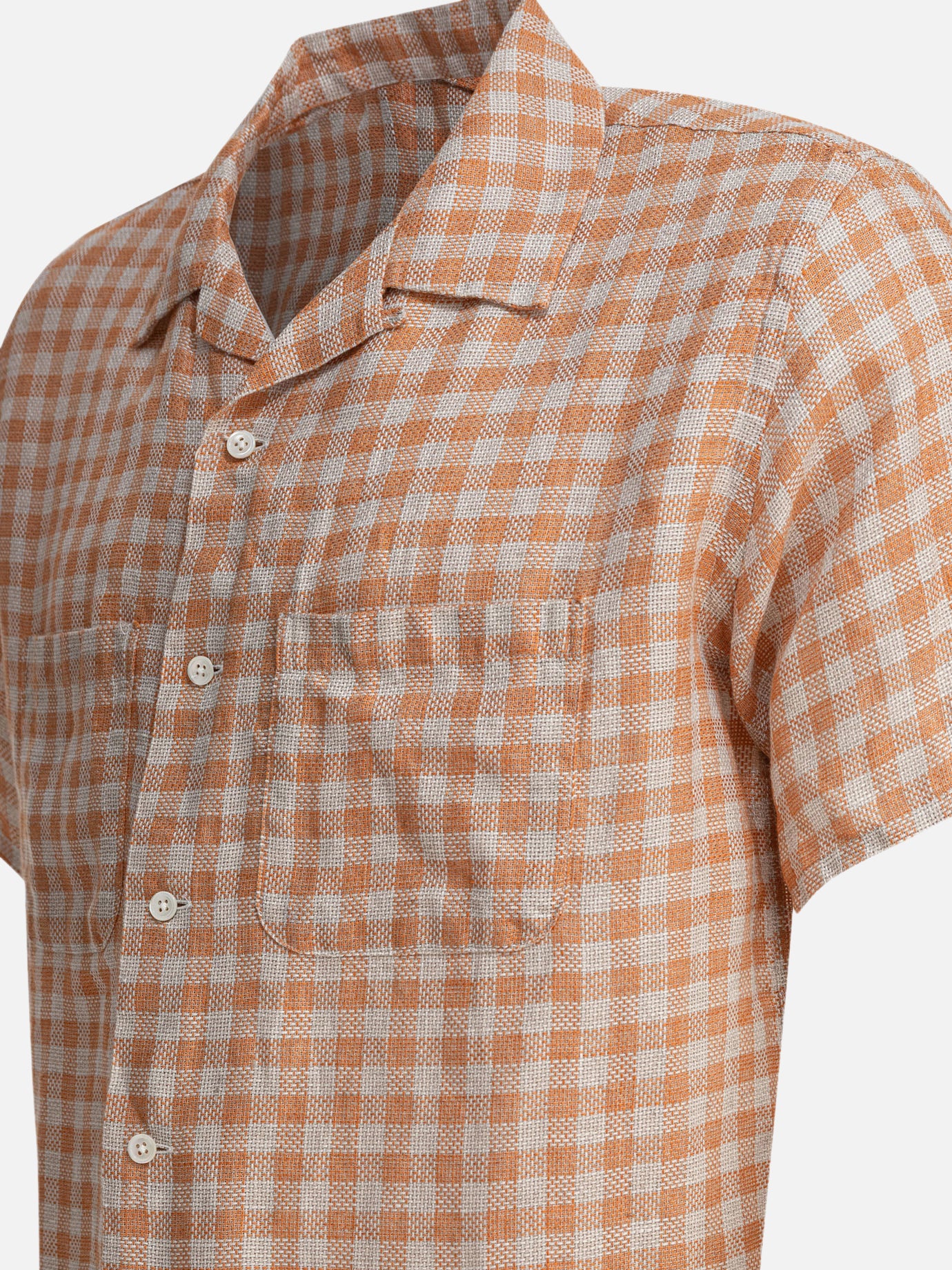 Beams Plus "Panama" Shirt Orange