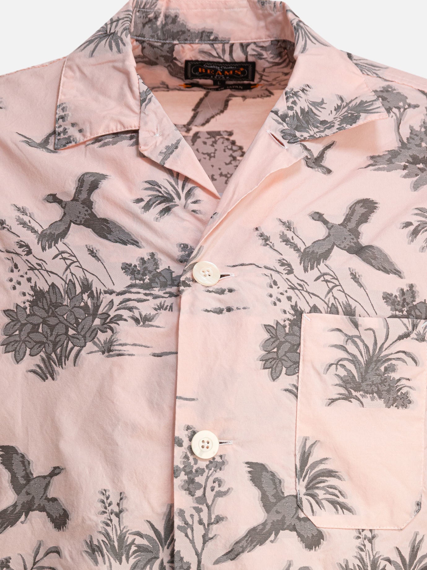Casual shirts Print  Pink - Beams Plus Men | PDP | VIETTI Online Store | thumbnail_3