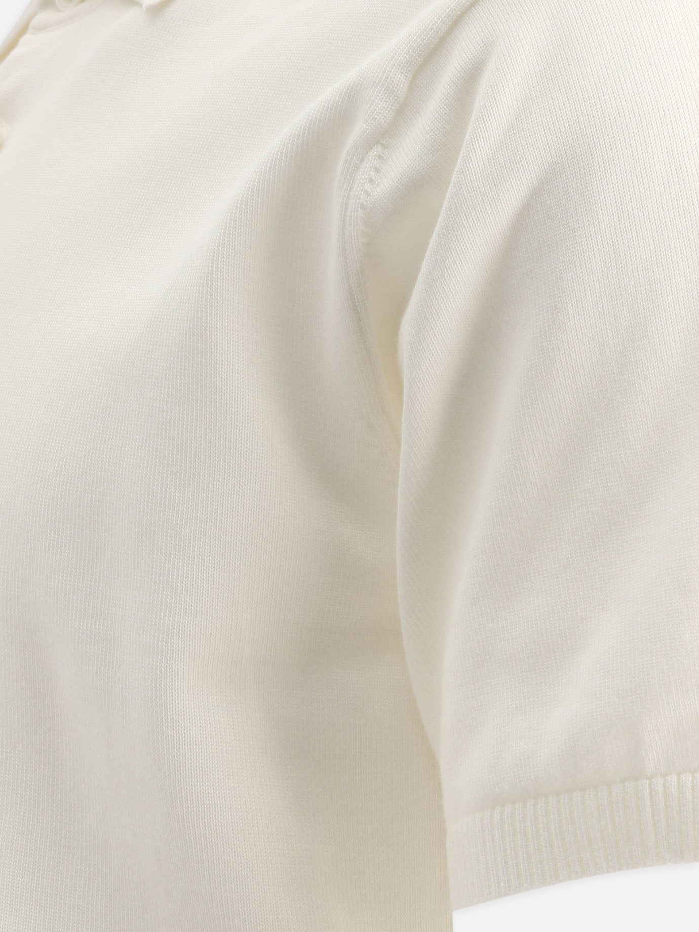Beams Plus "12G" polo shirt White